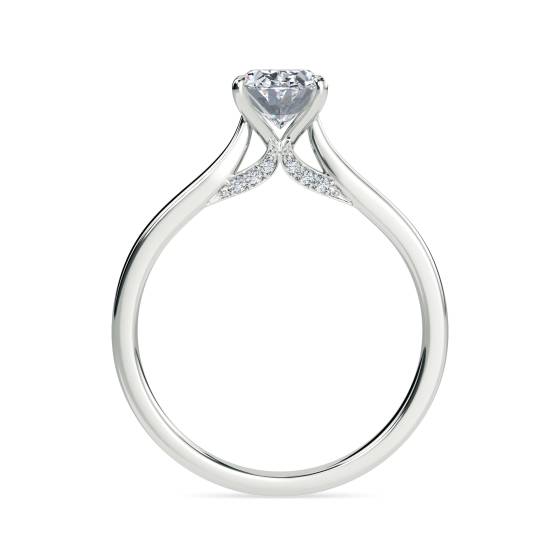 Oval Diamond Engagement Ring