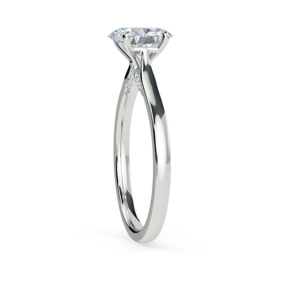 Oval Diamond Engagement Ring