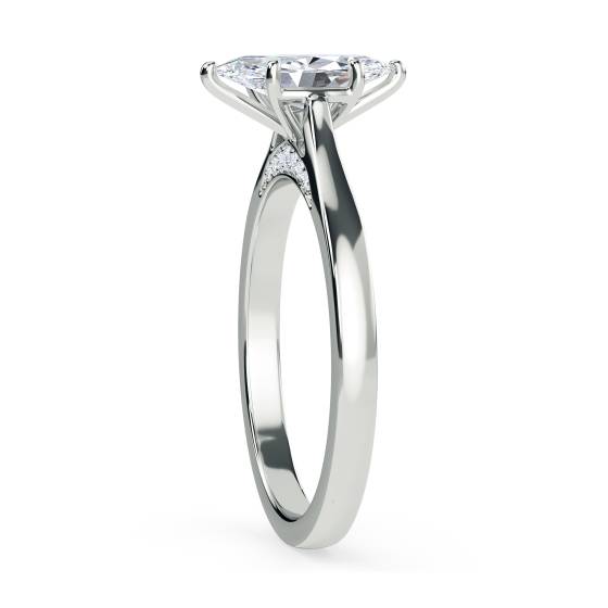 Elegant Marquise Diamond Engagement Ring