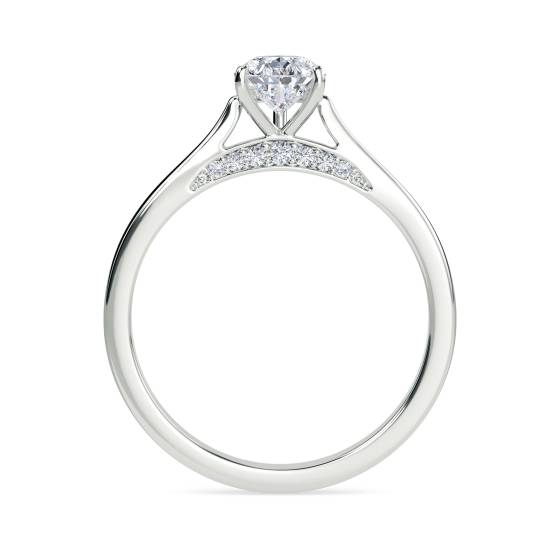 Elegant Pear Diamond Engagement Ring