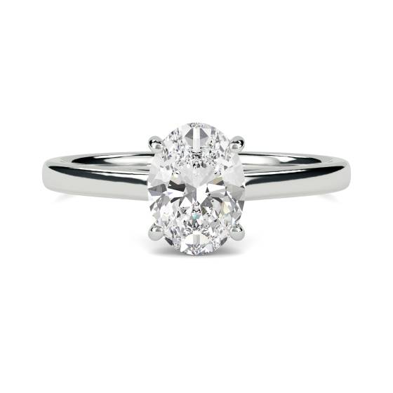 Oval Diamond Engagement Ring