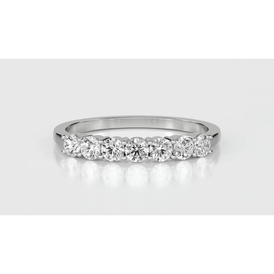 0.50ct VS/F-G Round Diamond Cut Wedding Ring