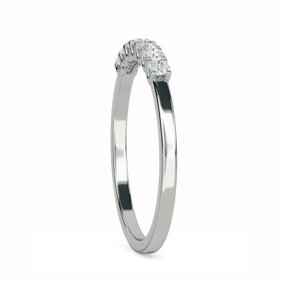 0.25ct VS/F-G Round Diamond Cut Wedding Ring