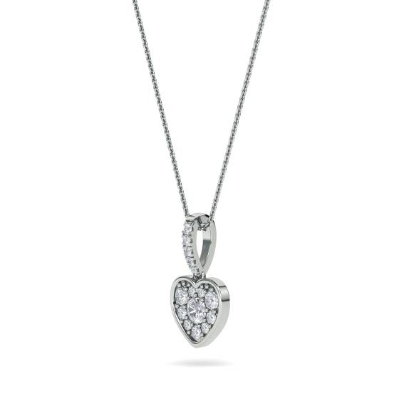 Cluster Round Diamond Designer Pendant