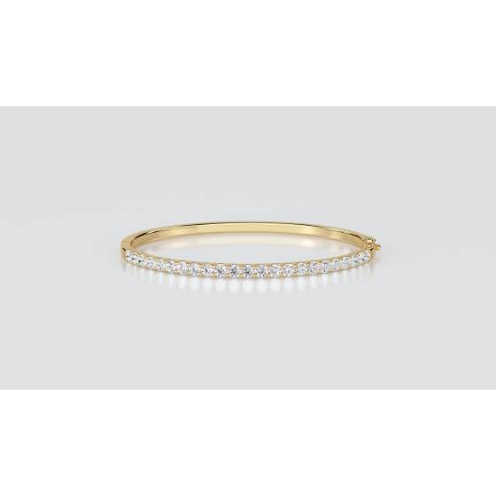 2.00ct VS/E-F Elegant Round Diamond Set Bangle