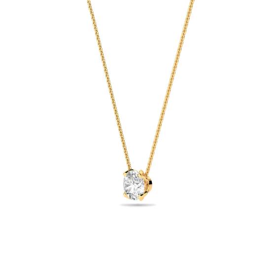 Round Diamond Pendant