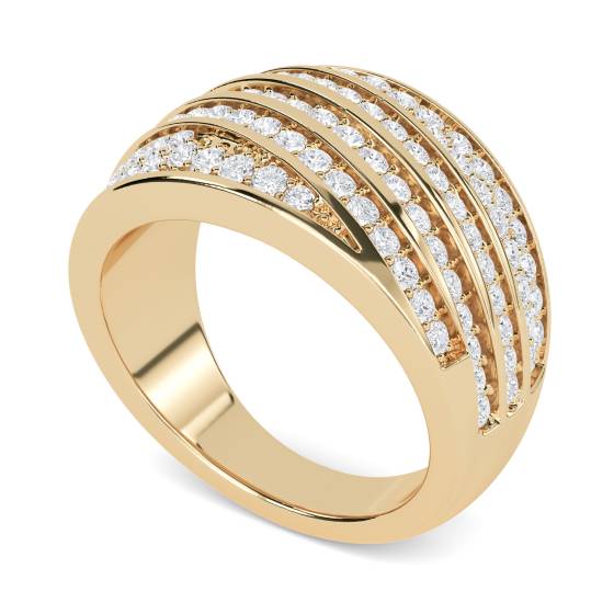 11mm Designer Cluster Dress Ring