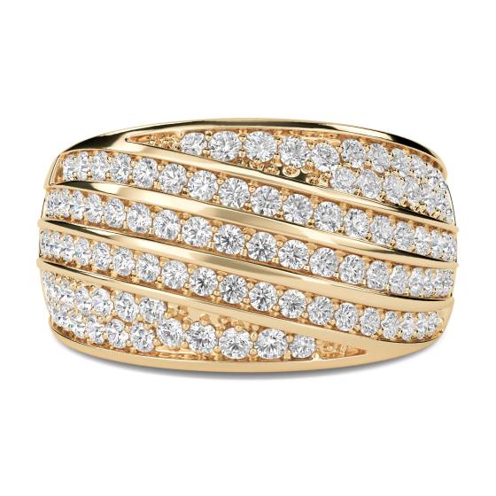 11mm Designer Cluster Dress Ring