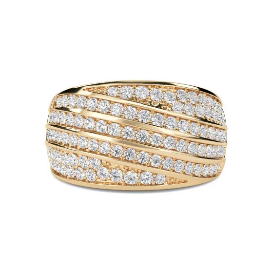 11mm Designer Cluster Dress Ring