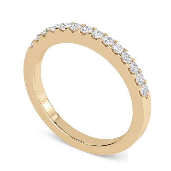 2mm Elegant Round Diamond Eternity Ring