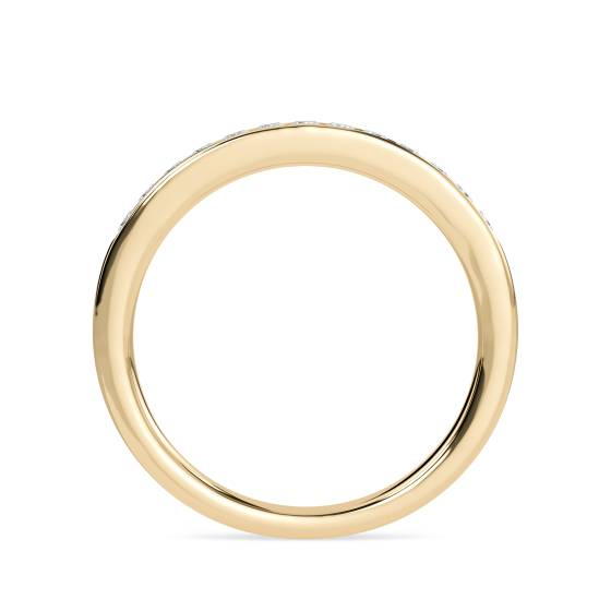 0.25ct VS/F-G Princess Cut Half Eternity Ring
