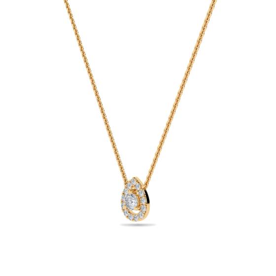 0.30ct Cluster Round Diamond Designer Pendant