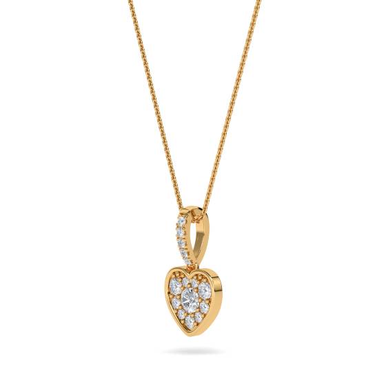 Cluster Round Diamond Designer Pendant