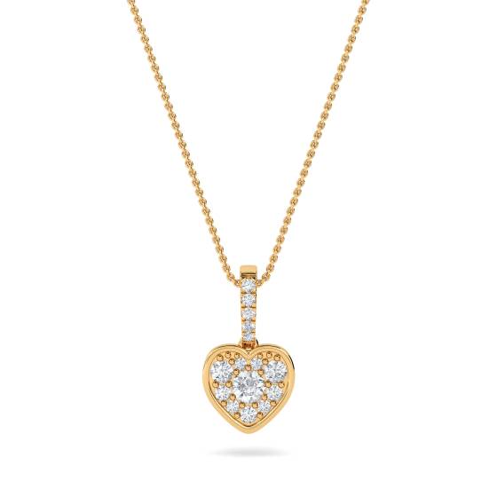 Cluster Round Diamond Designer Pendant