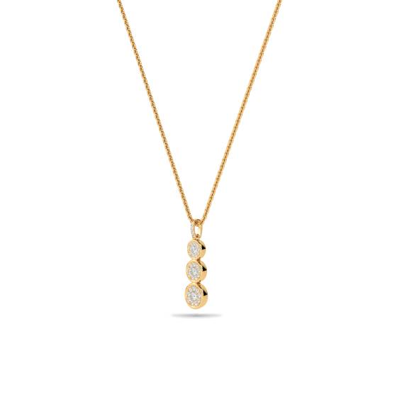 Elegant Round Diamond Designer Pendant