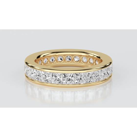 2.50ct Elegant Princess Diamond Full Eternity Ring
