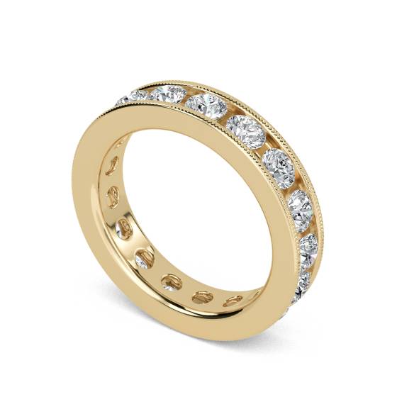 2.50ct Elegant Round Diamond Full Eternity Ring