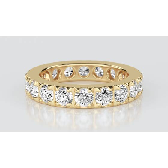 2.50ct Elegant Round Diamond Full Eternity Ring
