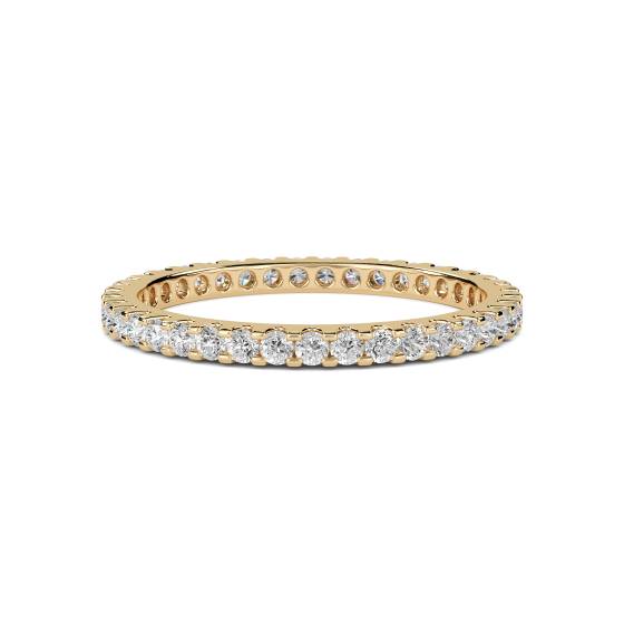 2mm Elegant Round Diamond Full Eternity Ring