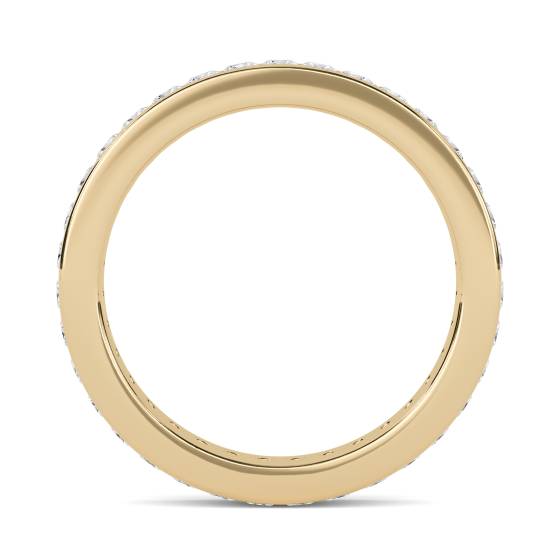 Channel Set Princess Eternity Diamond Ring