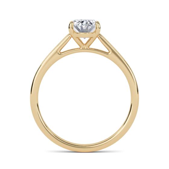 Oval Diamond Engagement Ring